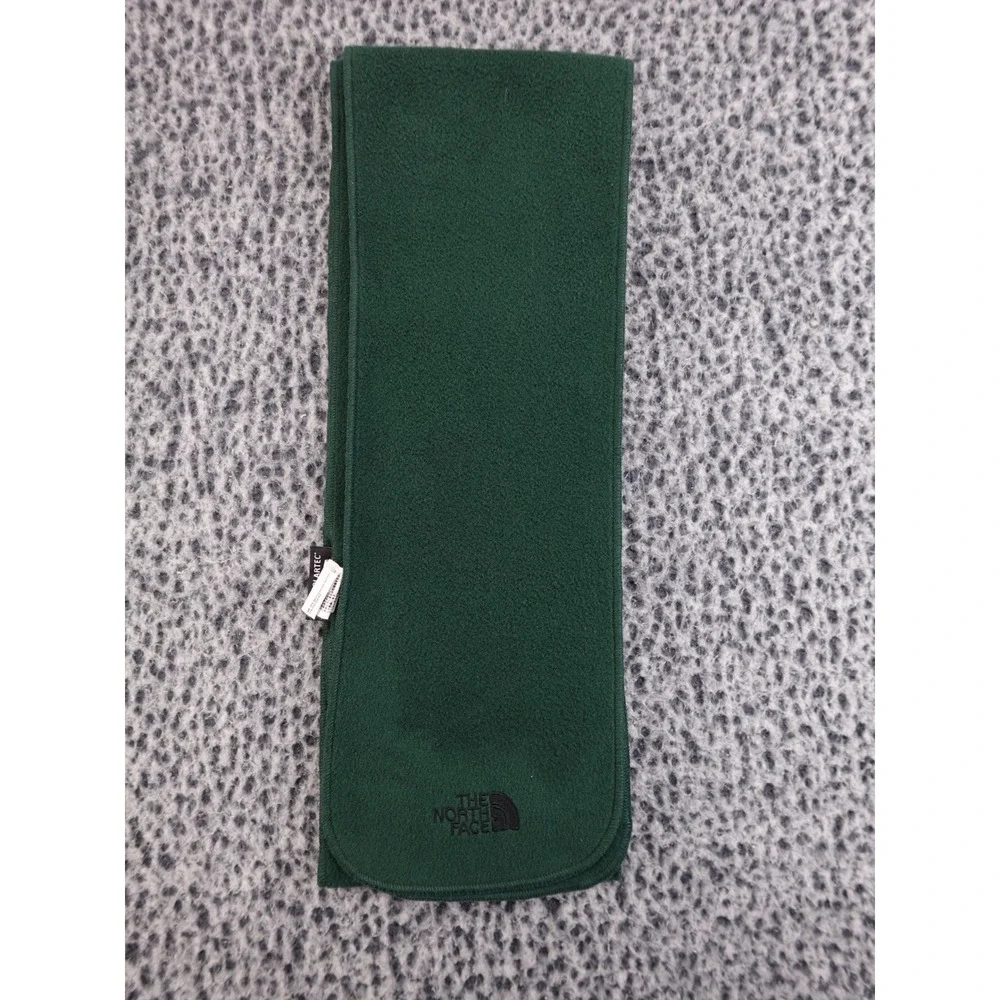 The North Face‎ Scarf Unisex OS Forest Green Polartec Fleece A9U6 Logo